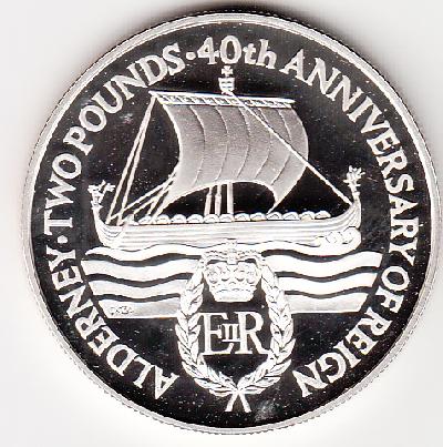 Beschrijving: 2 Pond  40Th. REIGN  SHIP